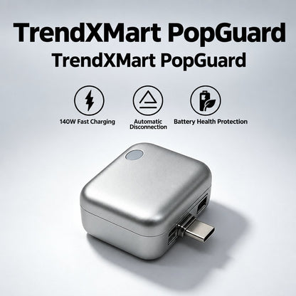 TrendXMart Automatic Charging Disconnector | Smart Auto Power Cut-Off Battery Protector | Type-C to Type-C Fast Charging