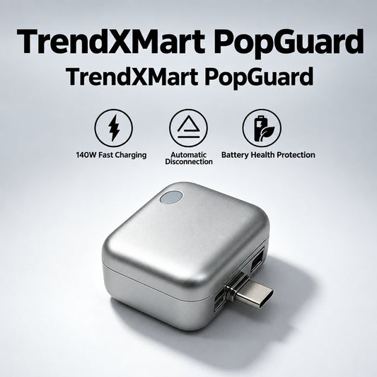 TrendXMart Automatic Charging Disconnector | Smart Auto Power Cut-Off Battery Protector | Type-C to Type-C Fast Charging