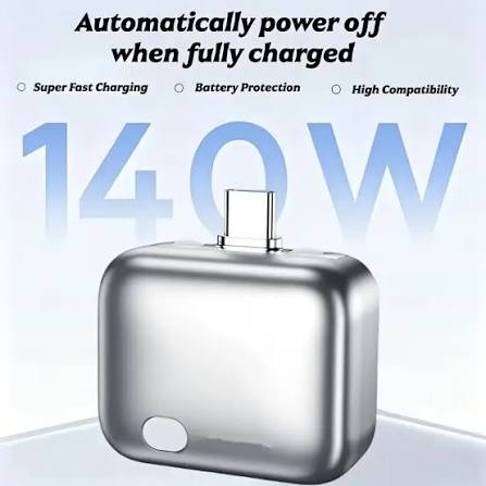 TrendXMart Automatic Charging Disconnector | Smart Auto Power Cut-Off Battery Protector | Type-C to Type-C Fast Charging